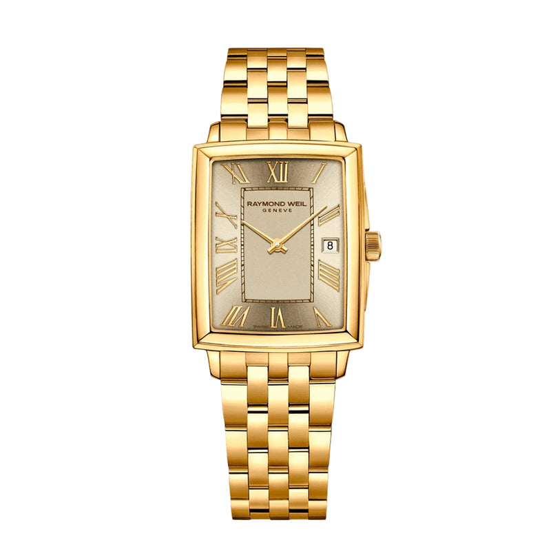 Raymond Weil Ladies Tocatta Gold Plate Watch With Champagne Dial