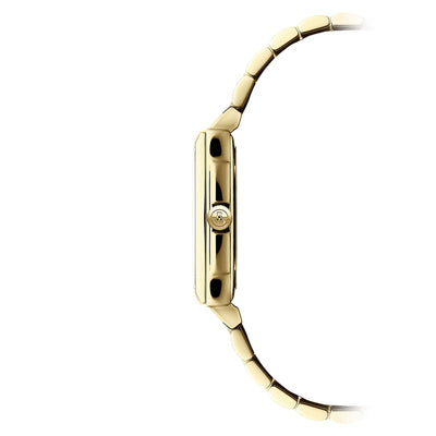 Raymond Weil Ladies Toccata Gold Plate Retangle White Dial With Diamonds
