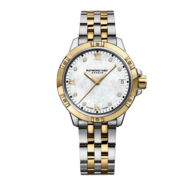 Ladies Raymond Weil Tango Two Tone Diamond Hour Markers