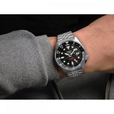 Seiko 5 Sports 'Black Grape' GMT 42.5mm Black Dial SKX Re-interpretation