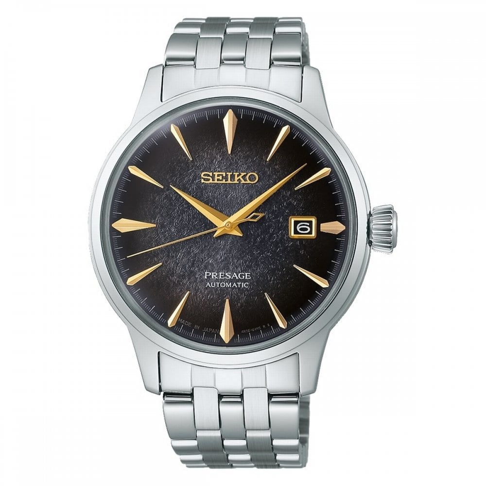 Seiko Gents Limited Edition Presage Automatic StarBar Grey Date Dial on Stainless Steel Bracelet