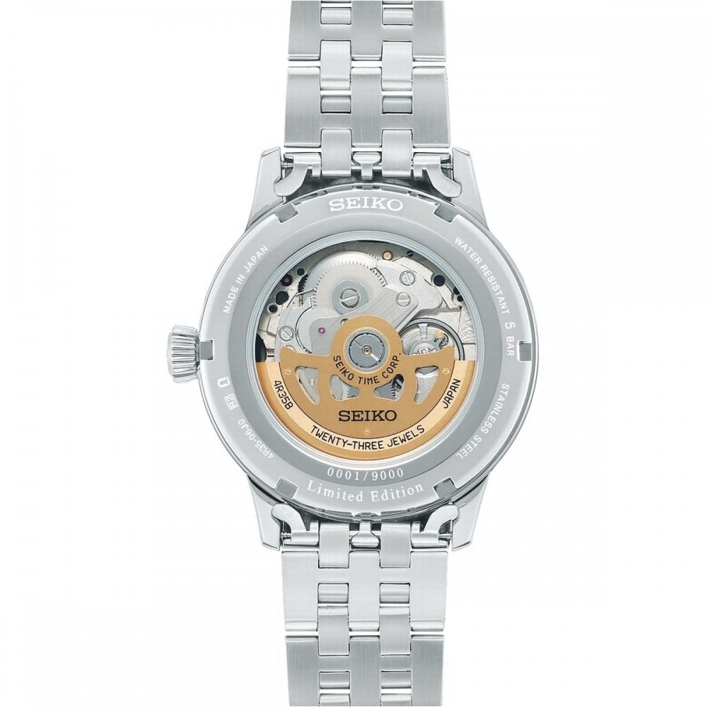 Seiko Gents Limited Edition Presage Automatic StarBar Grey Date Dial on Stainless Steel Bracelet