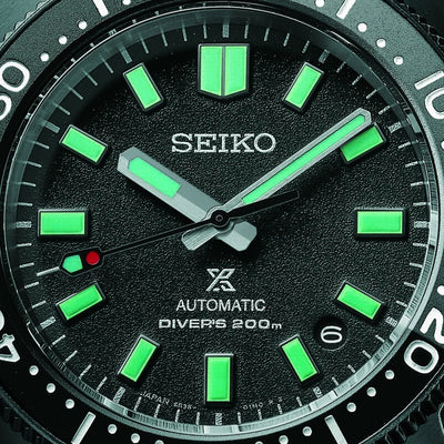 Seiko Gents Prospex Black Series ''Night' Limited Edition Turtle 41mm with Black Silicone Strap