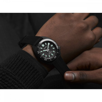 Seiko Gents Prospex Black Series ''Night' Limited Edition Turtle 41mm with Black Silicone Strap