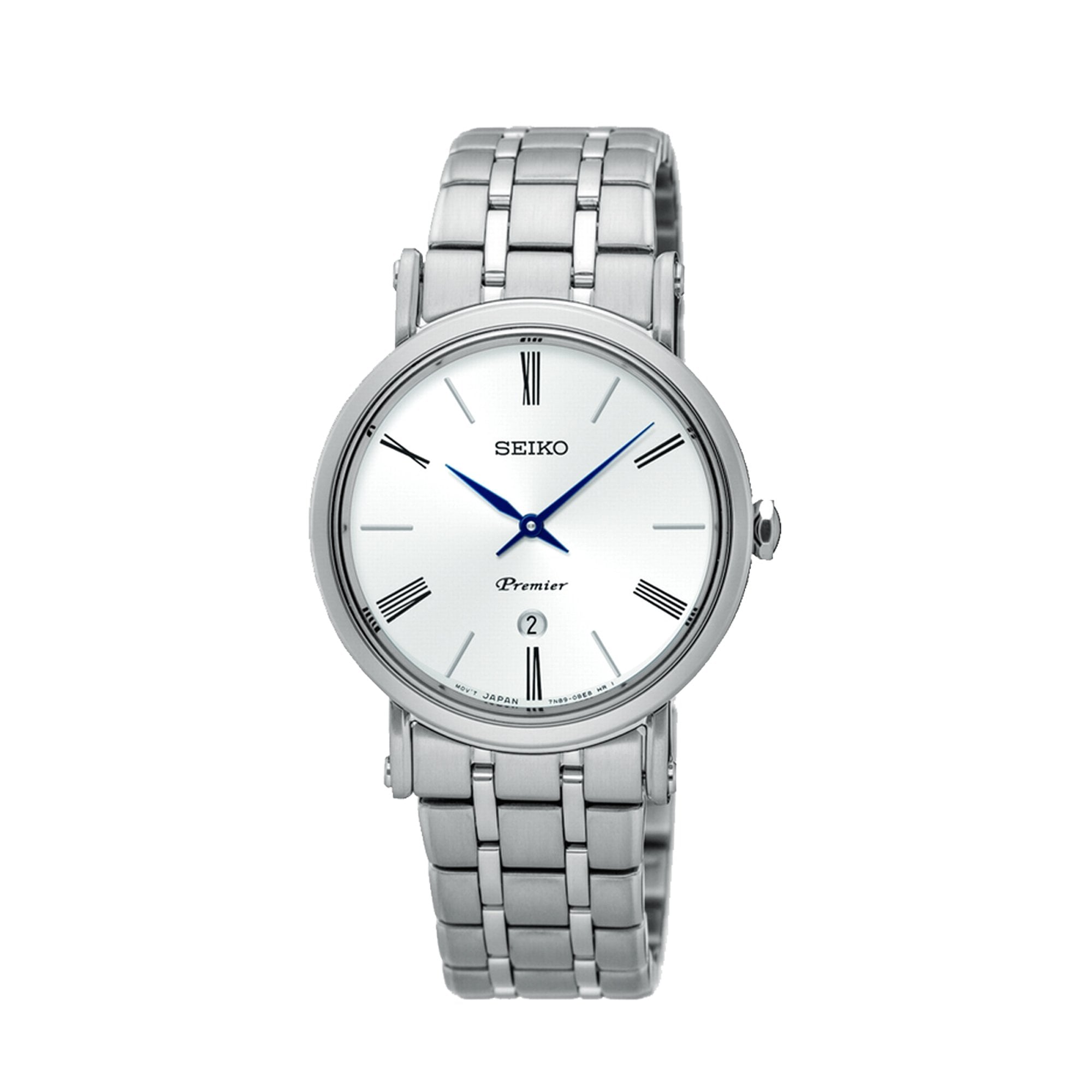 Seiko Ladies Premier Stainless Steel Roman Numeral Dial