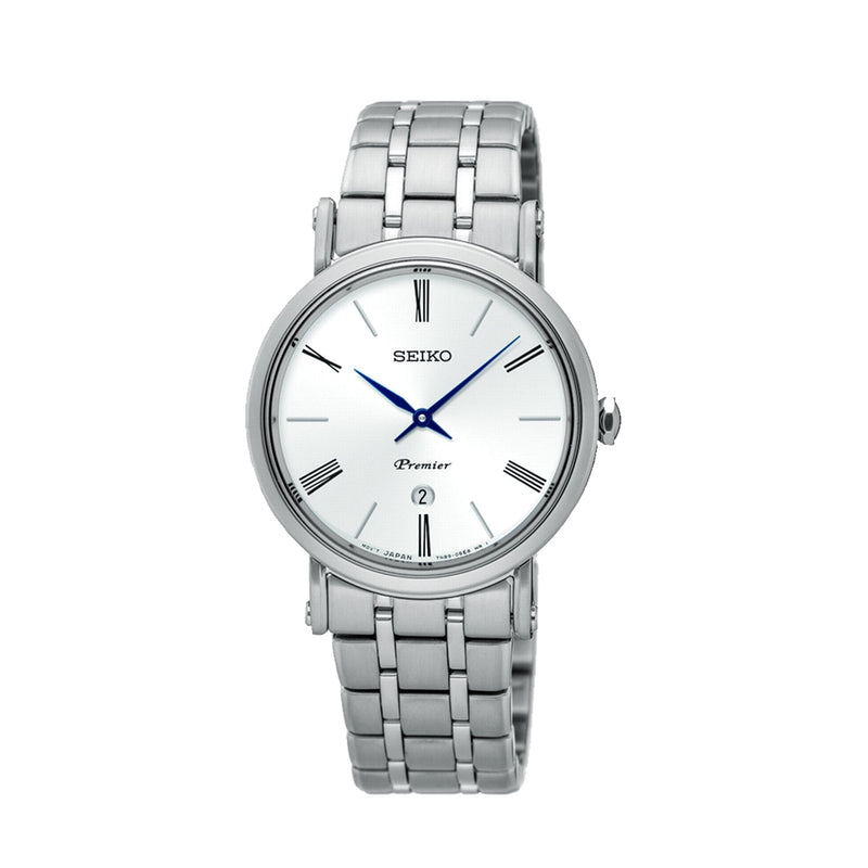 Seiko Ladies Premier Stainless Steel Roman Numeral Dial