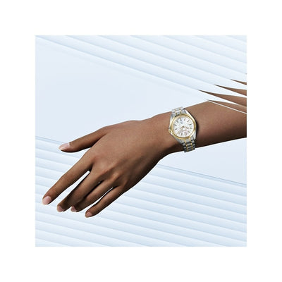 Seiko LadiesTwo Tone Mother Of Pearl Prospex on Stainless Steel Bracelet
