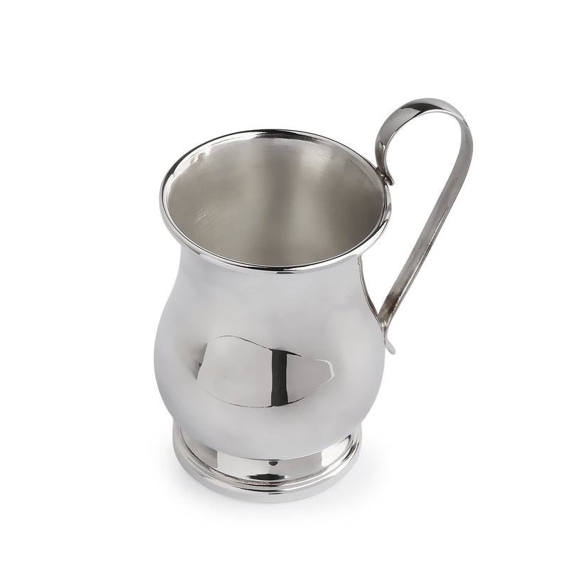 Silver Plated Thistle Christening Cup