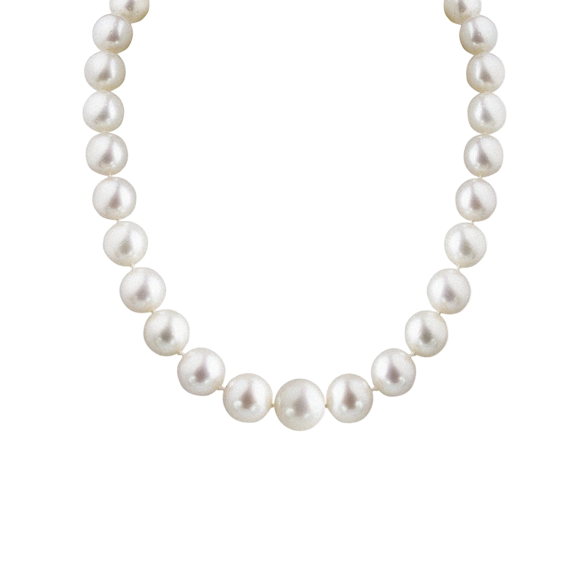 South Sea Pearls With Diamond Set Clasp