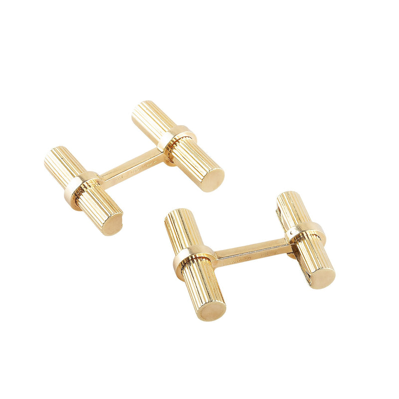 Tiffany Bar Cufflinks Weighing 17.8 Grams in 14ct Yellow Gold