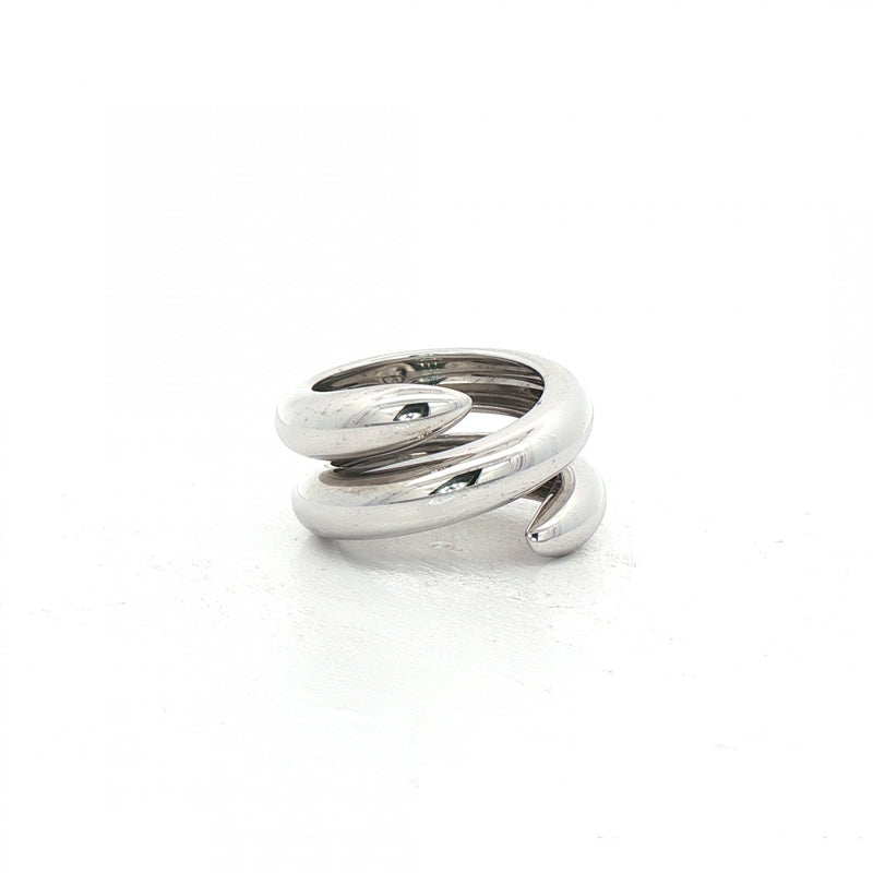 Vintage Chaumet Paris Tango Ring in 18ct White Gold