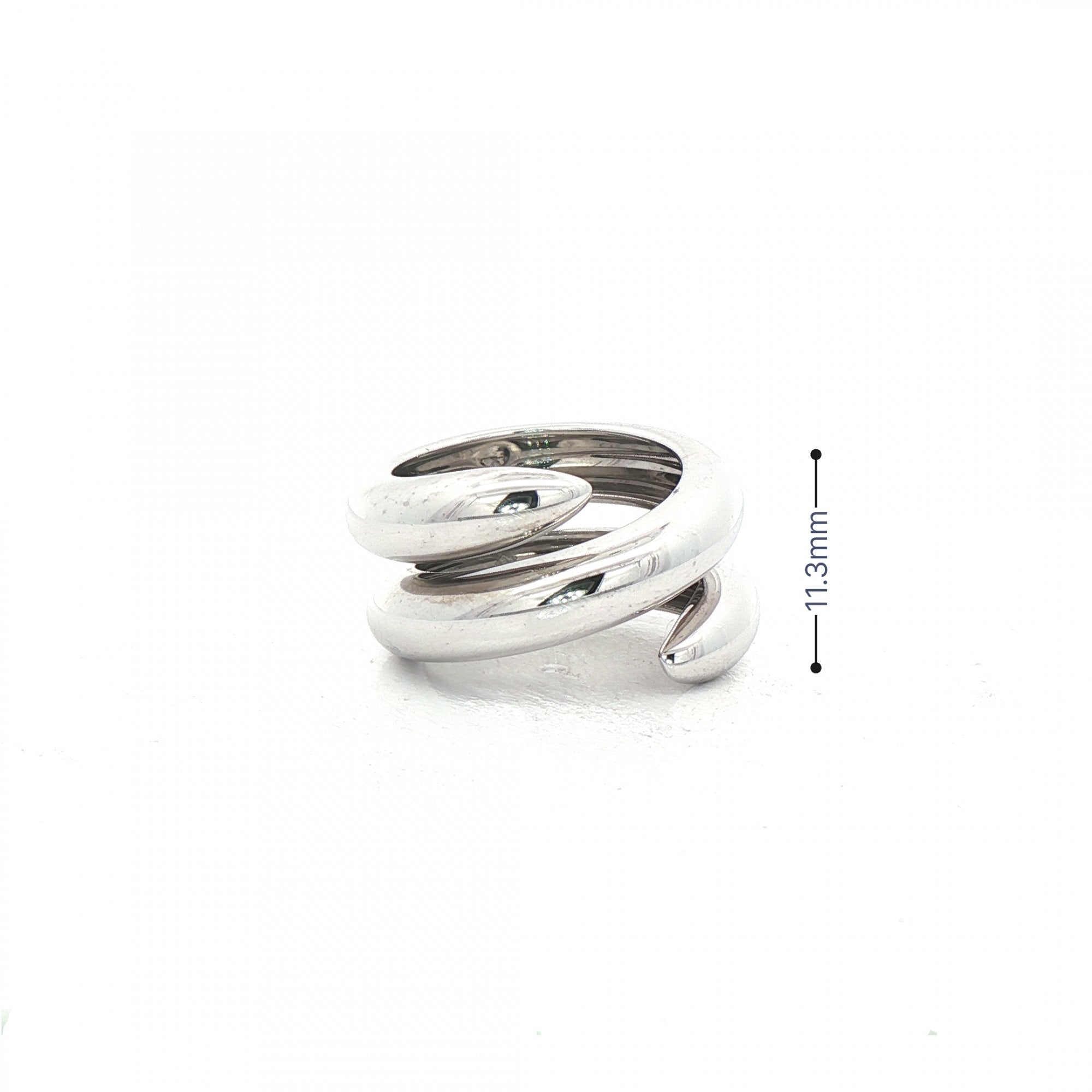 Vintage Chaumet Paris Tango Ring in 18ct White Gold