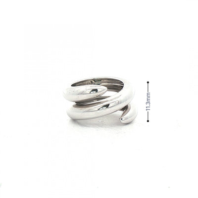Vintage Chaumet Paris Tango Ring in 18ct White Gold