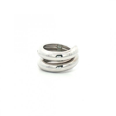 Vintage Chaumet Paris Tango Ring in 18ct White Gold